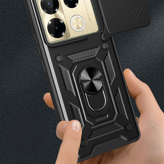 Etui pancerne do Infinix Note 40 Pro, CamShield Slide, czarne