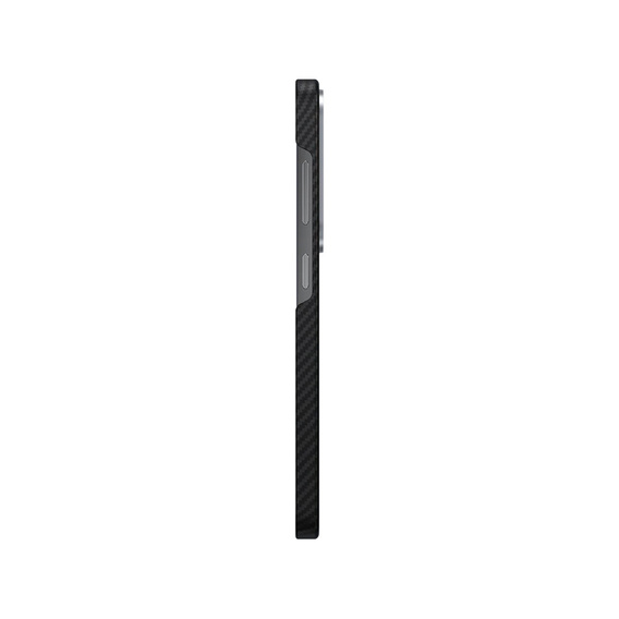 Etui BENKS Kevlar do Samsung Galaxy S25+ Plus, Carbon Fiber 600D 0044, do MagSafe, czarne