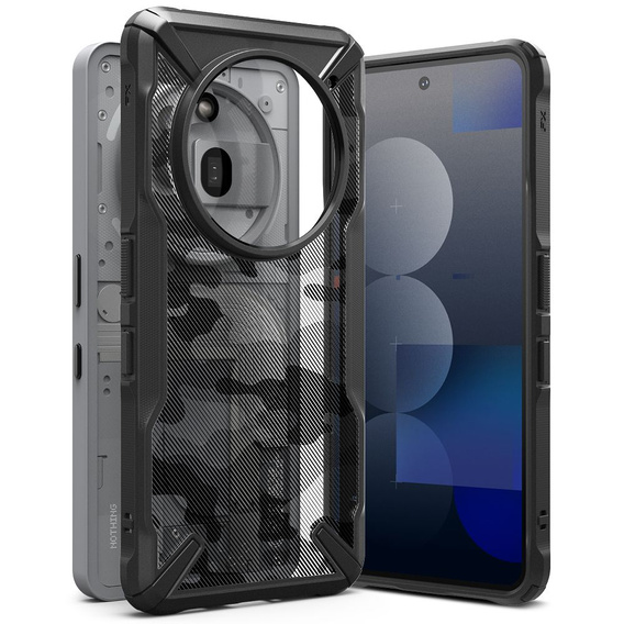 Etui Ringke do Nothing Phone 3a Pro, Fusion X, Kamuflaż
