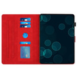 Etui do Lenovo Tab M10 Plus 10.6 Gen 3 TB-125F TB-128F, Classic, z miejscem na rysik, czerwone