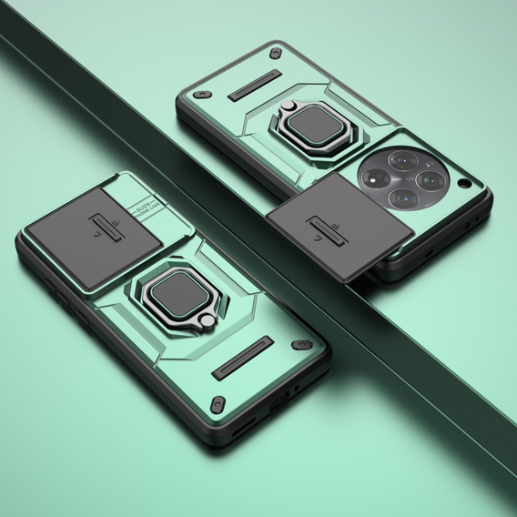Etui KickStand Camera Lens do OnePlus 12 5G, zielone