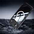 Etui do iPhone Air, Shockproof, ze szkłem, do MagSafe, czarne