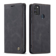 Etui CASEME do Samsung Galaxy M21, Leather Wallet Case, czarne