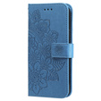 Etui z klapką do Xiaomi Redmi Note 13 Pro 5G, Mandala, niebieskie