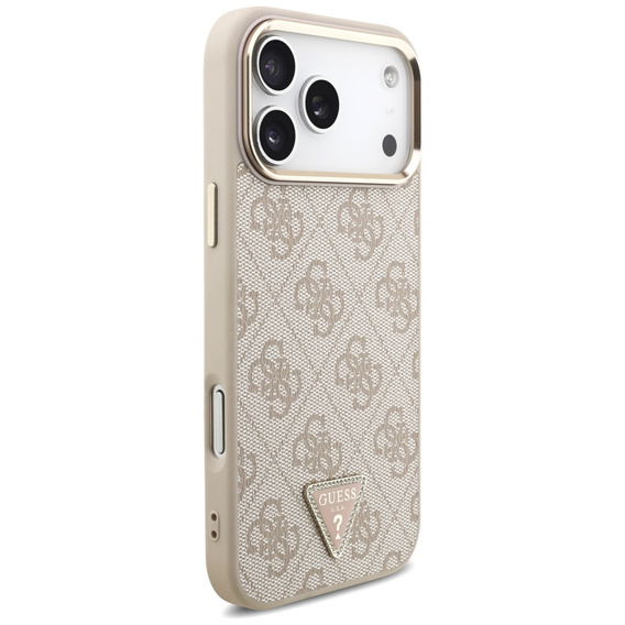 Etui Guess 4G Triangle Logo MagSafe do iPhone 17 Pro Max