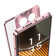 Etui do Motorola Edge 50 Ultra, Frame Case, różowe