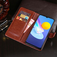 Etui IDEWEI Wallet do Vivo Y52 5G / Y72 5G, Brown