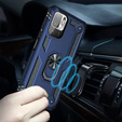 Etui pancerne do Xiaomi Redmi Note 10 5G, Nox Case Ring, niebieskie