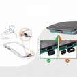 Etui do iPhone 17 Air, Wodoodporne IP68, SHELLBOX MagSafe, niebieskie
