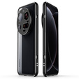 Etui do Xiaomi 15 Ultra, Armor Bumper, z osłoną obiektywu, czarne / srebrne