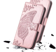 Etui z klapką do Realme 12 Pro 5G / 12 Pro+ 5G, Butterfly, różowe rose gold
