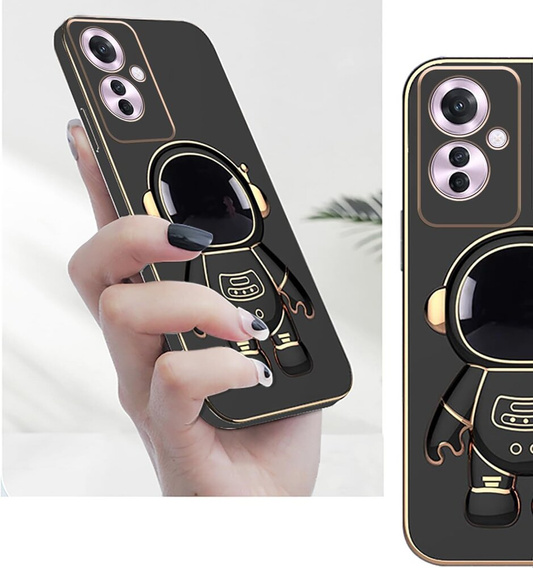 Etui do Oppo Reno 11F 5G, Astronaut, czarne