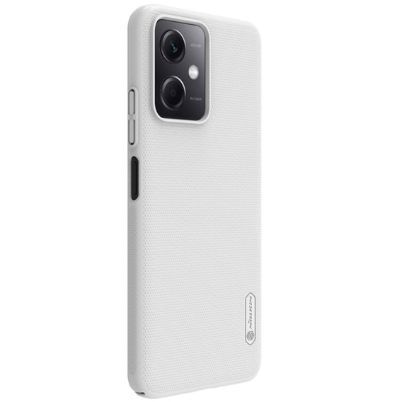 Etui NILLKIN do Xiaomi Redmi Note 12 5G / POCO X5 5G, Obudowa Super Frosted Shield Case, Białe