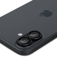 2x Spigen OPTIK.TR "EZ FIT", Szkło Hartowane na Aparat do iPhone 16 / 16 Plus, Czarne