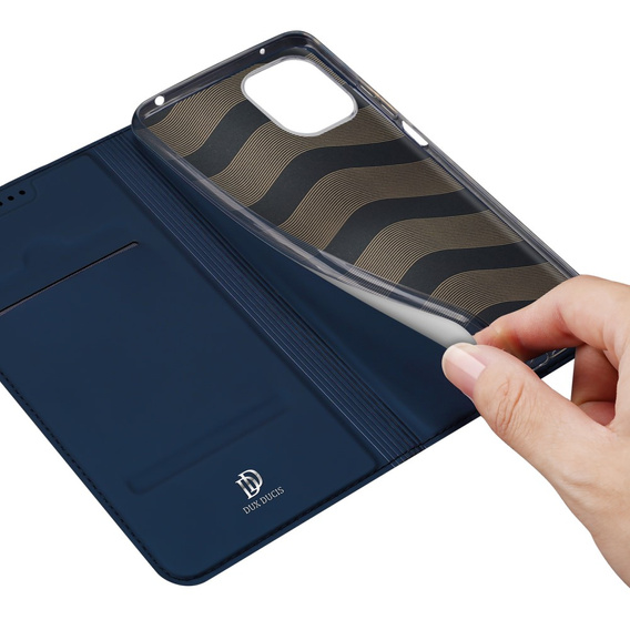 Etui Dux Ducis do Xiaomi Redmi 12 4G, Skinpro, granatowe