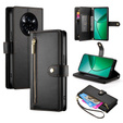 Etui z klapką do Realme 14 Pro 5G, Wallet Zipper Pocket, czarne