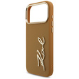 Etui Karl Lagerfeld Karl Script Logo – z metalowymi przyciskami do iPhone 17 Pro Max