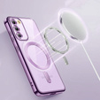 Etui do Samsung Galaxy S23, Electro MagSafe, fioletowe + Szkło na ekran