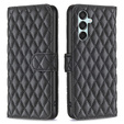 Etui z klapką do Samsung Galaxy M15 5G, Wallet, BINFEN COLOR, czarne
