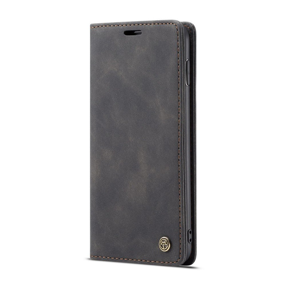 Etui CASEME do Samsung Galaxy S10 Plus, Leather Wallet Case, czarne