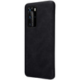 Etui NILLKIN do Huawei P40 Pro, Obudowa Qin Series Case, Czarne