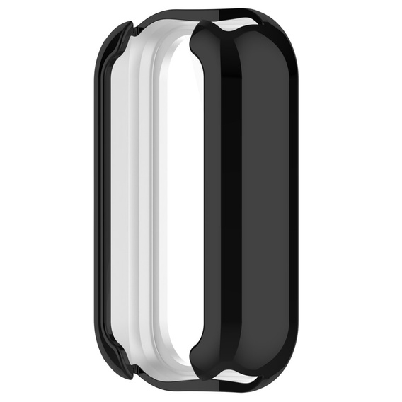 2w1 Etui z Osłoną do Xiaomi Redmi Smart Band 2 / Xiaomi Smart Mi Band 8 Active, Czarne