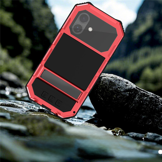 Etui pancerne z podstawką R-JUST do iPhone 17