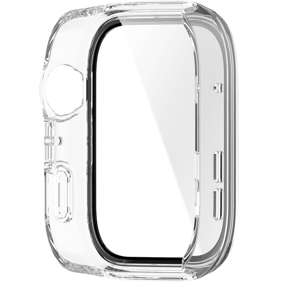 2w1 Etui z twardą ramką i szkłem hartowanym do Huawei Watch Fit 4 - przezroczyste