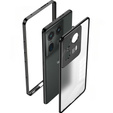 Etui do Motorola Edge 50 Ultra, Frame Case, czarne