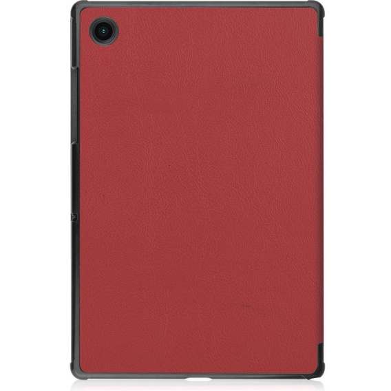 Etui do Samsung Galaxy Tab A8 10.5 SM-X200 SM-X205, Smartcase, bordowe