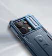 Pancerne etui Dexnor z podstawką i osłoną kamery do Xiaomi Redmi Note 13 Pro 5G / POCO X6 5G - niebieskie