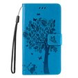 Etui z klapką do Xiaomi 13T / 13T Pro, Butterfly, niebieskie