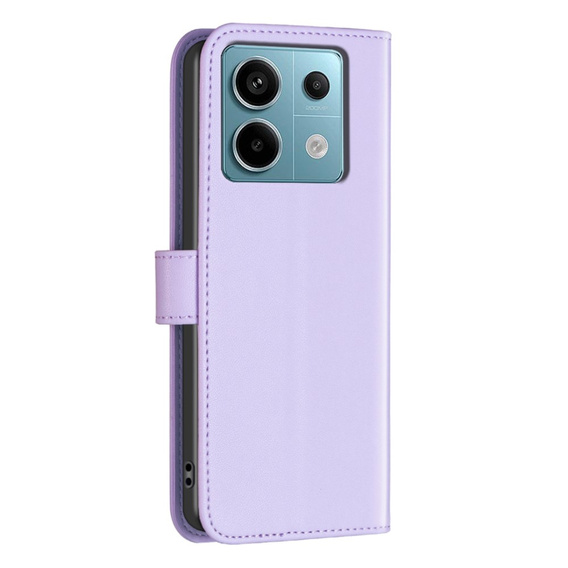 Etui z klapką do Xiaomi Redmi Note 13 Pro 5G,BINFEN Wallet, fioletowe