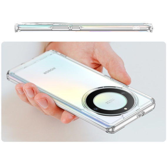 Etui do Honor Magic 5 Lite, Fusion Hybrid, przezroczyste