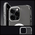 Etui z MagSafe Spigen do iPhone 16 Pro, Ultra Hybrid, półprzezroczyste / białe + Szkło Hartowane 9H