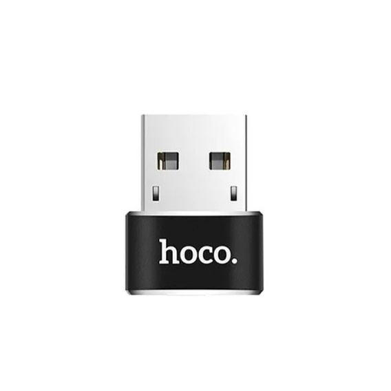 Adapter HOCO UA6 OTG USB-A do USB-C – czarny