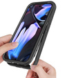 Etui do Google Pixel 9a, Shockproof, z folią na ekran, do MagSafe, czarne