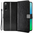 Etui z klapką do Sony Xperia 10 IV, Wallet, czarne