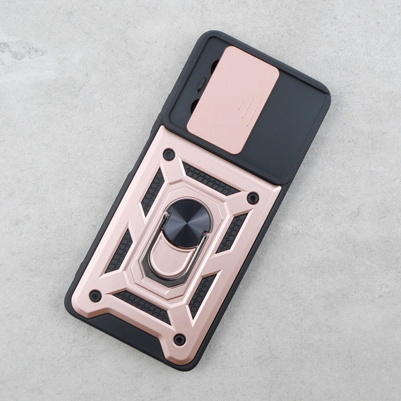 Etui pancerne do Infinix Note 30 5G, CamShield Slide, różowe rose gold
