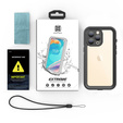 Etui Wodoodporne IP68 do iPhone 13 Pro, SHELLBOX, czarne