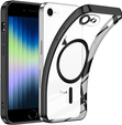 Etui do iPhone 7 Plus / 8 Plus, Electro MagSafe, czarne + Szkło na ekran