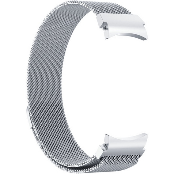 Pasek Bransoleta Milanese do Samsung Galaxy Watch 4/5/6 40/42/43/44/45/46/47mm, Srebrna