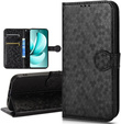 Etui Wallet Rhombus z klapką do Realme C71 – eleganckie i praktyczne, czarne