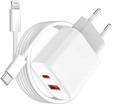 Szybka ładowarka USB-C 20W z kablem lightning 1m do iPhone – szybkie i bezpieczne ładowanie każdego dnia