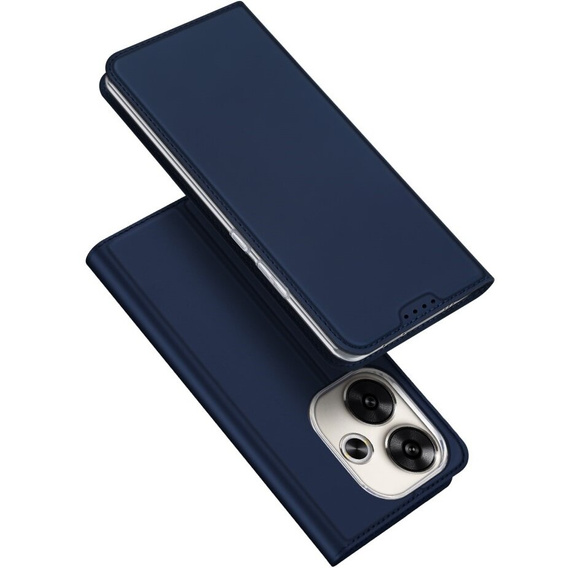 Etui Dux Ducis do Xiaomi Poco F6, Skinpro, granatowe