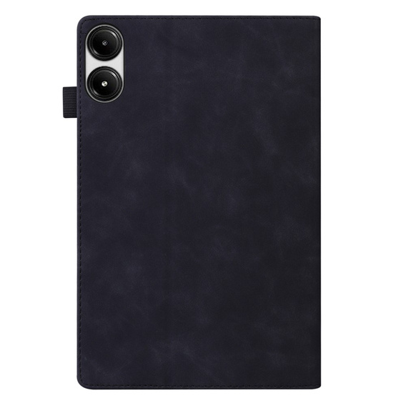 Etui z klapką i kieszeniami na karty do Xiaomi Redmi Pad 2 - Czarne