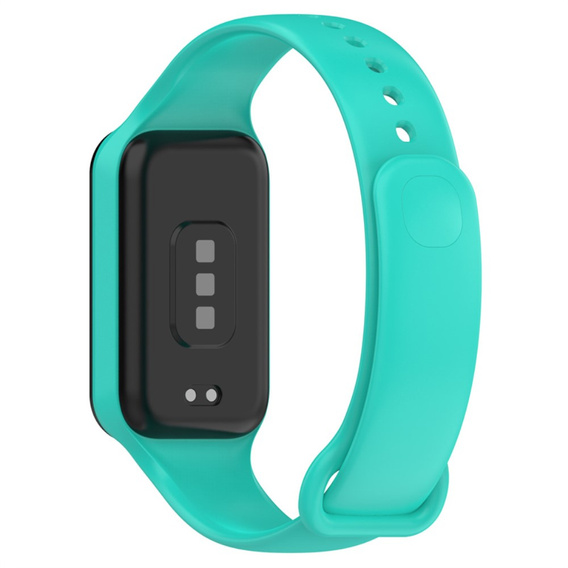 Pasek Silikonowy do Xiaomi Redmi Smart Band 2 / Xiaomi Smart Mi Band 8 Active, Turkusowy