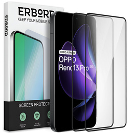 2x Szkło Hartowane ERBORD 3D do Oppo Reno 13 Pro – ochrona całego ekranu