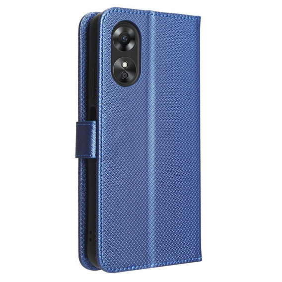 Etui z klapką do Oppo A17, Smart Magnet, niebieskie