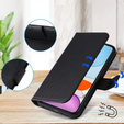 Etui z klapką do Samsung Galaxy M15 5G, Wallet Smart Magnet, czarne